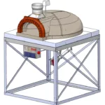 Four à pizza bois 1030 bois et gaz pour les professionnels