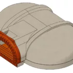 Römischer Holzbackofen F1350 LATERAL