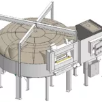 Holzbackofen mit drehbarem Feuerraum für Bäckereien R2500 FL