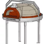 Holzbackofen SUPER PRO 1200 für Gastronomieprofis