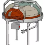 SUPER PRO 1200 kombinierter Holz-und Gasofen für die Gastronomieprofis