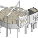 Wood-fired oven with rotating floor for bakers R 2000 FL